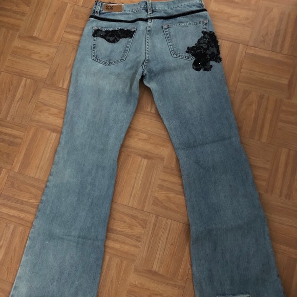 X2 laced blue jeans!👄 - Picture 2 of 2